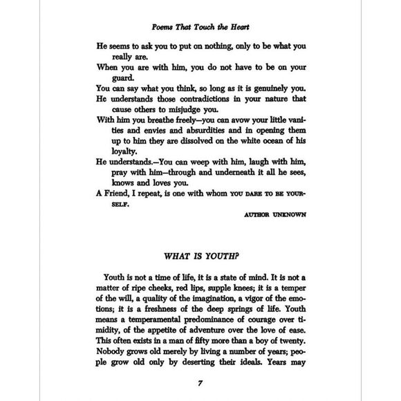 Poems That Touch The Heart By A L Alexander Hardcover Book 1956 - Picture 10 of 13